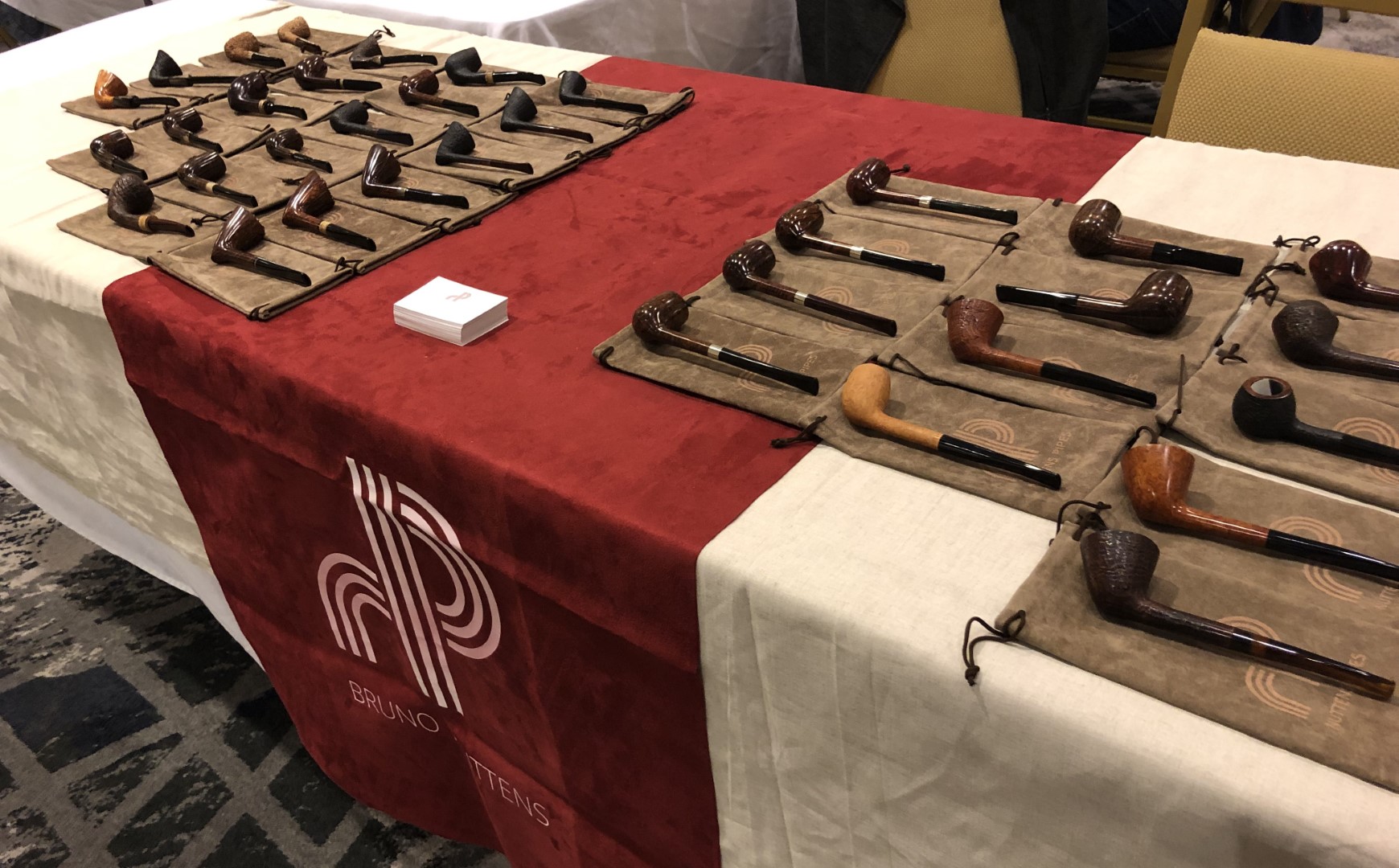 Bruno Nuttens pipes at 2023 Chicago Pipe Show