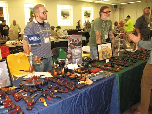 Savinelli Pipes and Peterson Pipes exhibiting at the pipe show in 2019