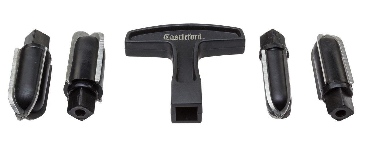 Castleford T-Handle 4 Size Pipe Reamer Set 