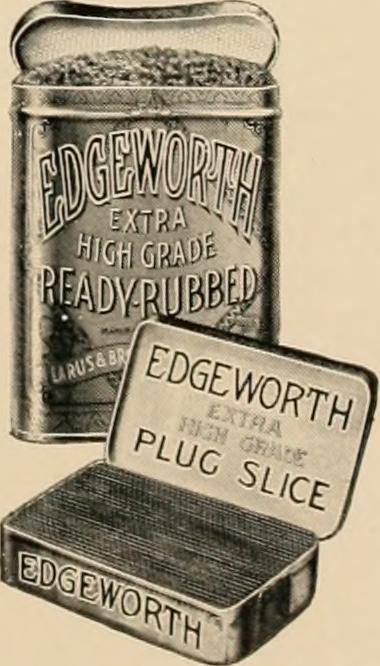 Edgeworth Ready-Rubbed and Plug Slice ad