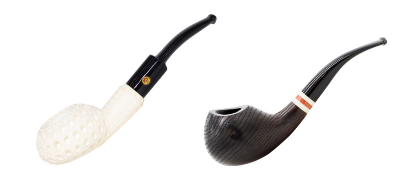 Meerschaum and Morta tobacco pipes
