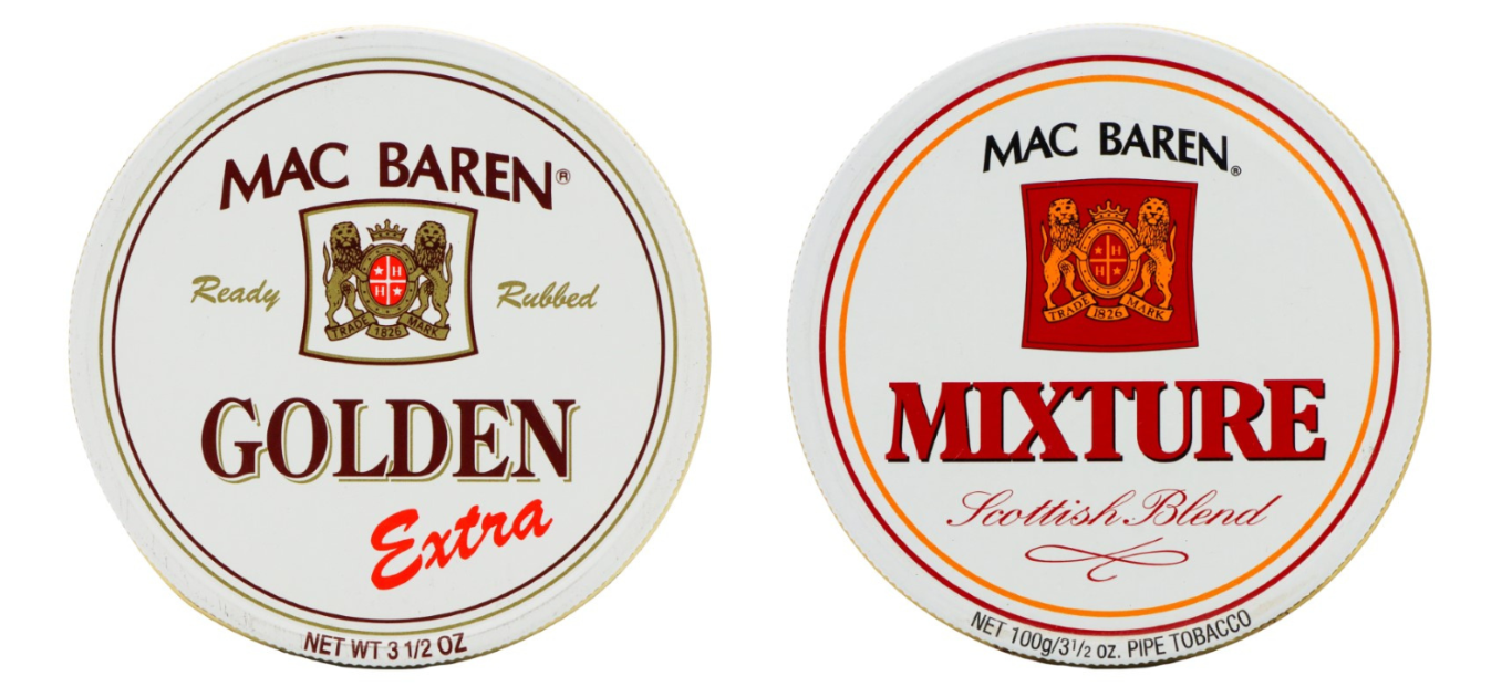 Mac Baren Golden Extra and Mixture - Vintage Tins